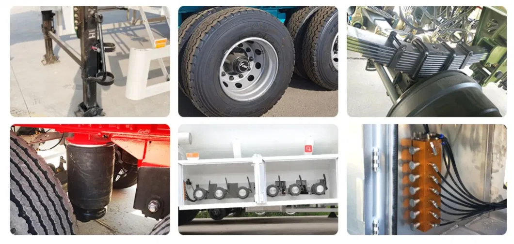 4-Axle Draw-Bar Tank Trailer Fuel Dolly 20000 Liters Drawbar Tanker Trailers