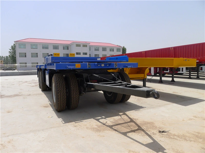 2/ 3/4 Axles Hydraulic Dump Box Open Cargo Fence Side Wall Trailer Tractor Trailer Draw Bar Full Trailer for Farm Transport