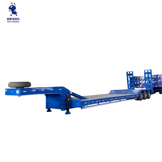 Nuovo semirimorchio a 3 assi 40FT 40 tonnellate Skeleton Chassis Truck Container Rimorchio a pianale ribassato Rimorchio per trattore utilizzato