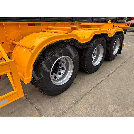 Semirimorchio scheletrico scheletrico con telaio per container a tre assi da 20FT/40FT